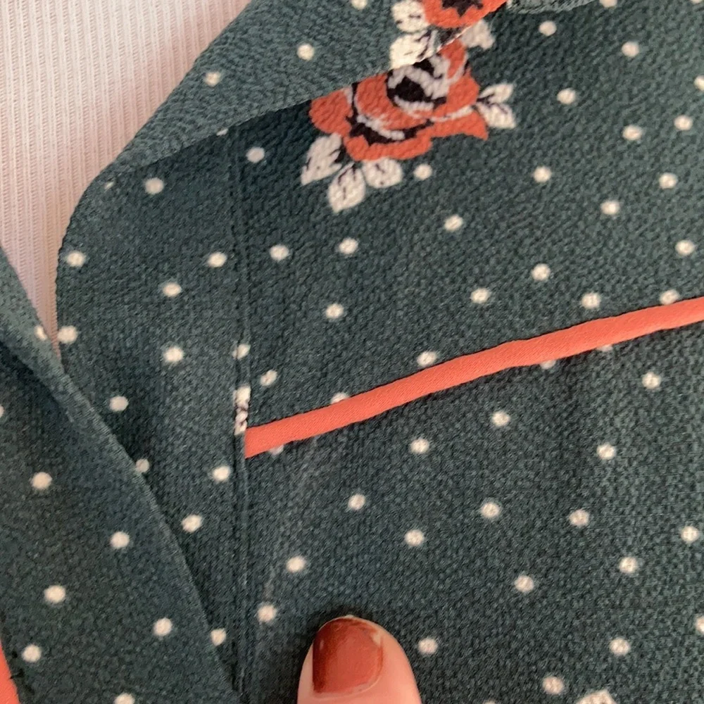 As U Wish Green Floral Mini Dress, Size M - Picture 7 of 11